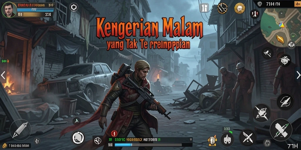 Tangkapan layar gameplay 71H yang seram dan menegangkan.