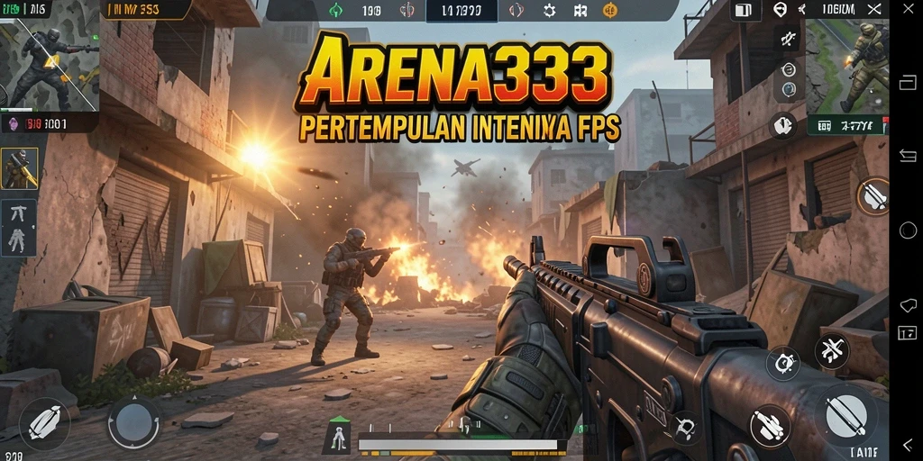 Gameplay intens di ARENA333 dengan aksi FPS yang mendebarkan.