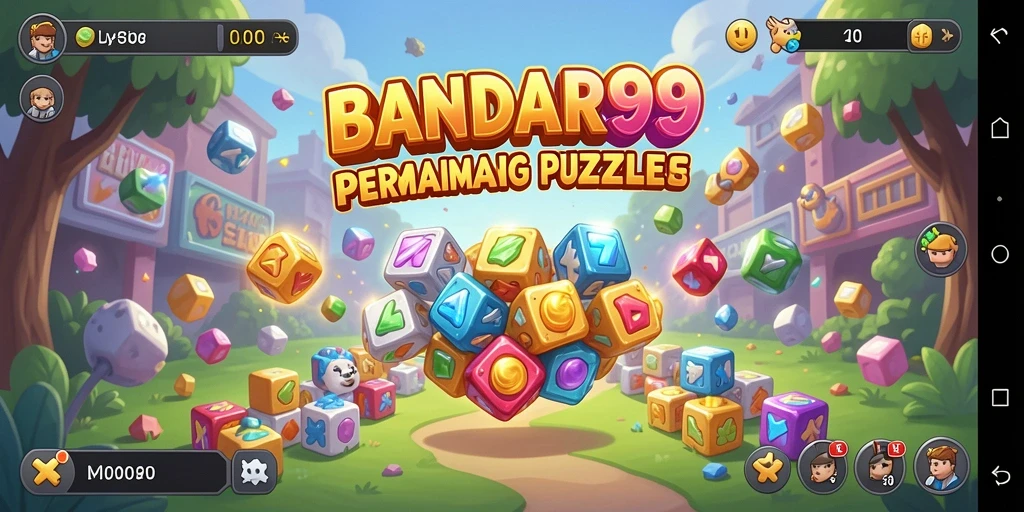 Tampilan gameplay menarik dari game Puzzle BANDAR99.