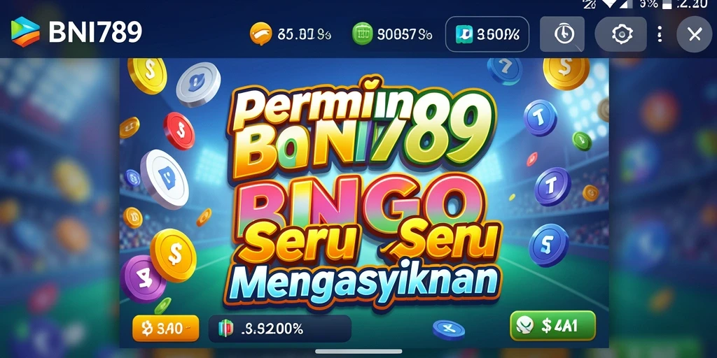 Tangkapan layar gameplay BNI789 yang menunjukkan aksi seru Bingo.