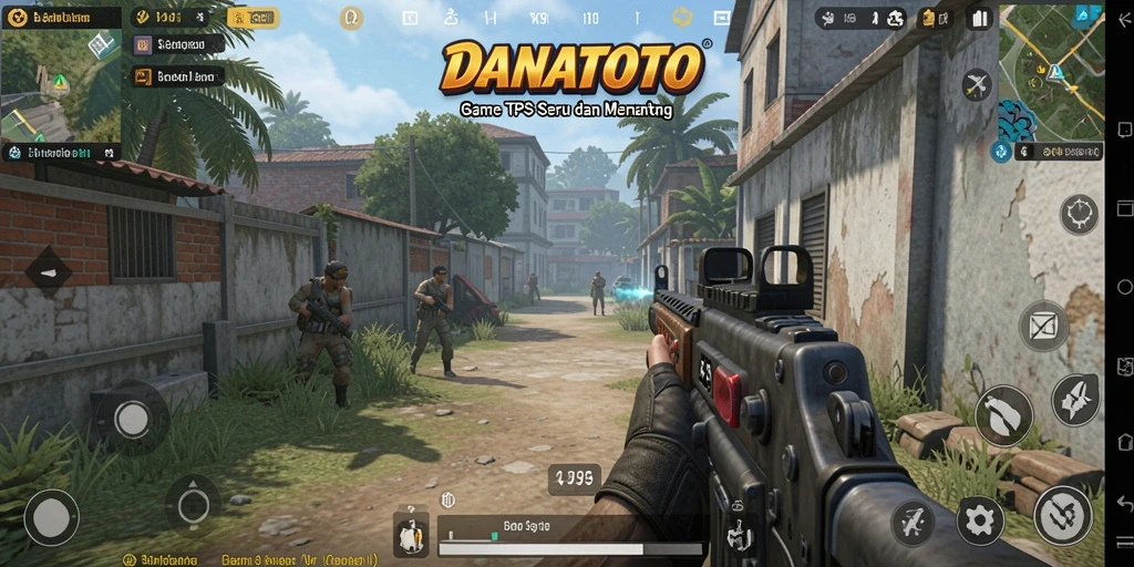 Tampilan gameplay seru dan intens di DANATOTO.