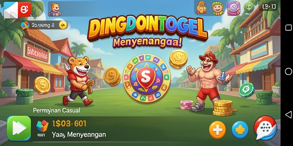 Tangkapan layar DINGDONGTOGEL menampilkan gameplay yang menarik dan interaktif.
