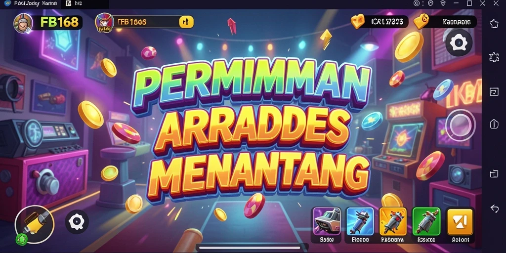 Tangkapan layar FB168 menampilkan aksi gameplay arcade yang seru.