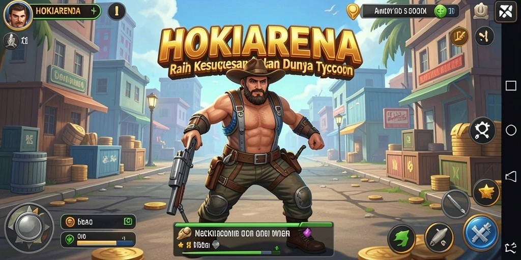 Tampilan gameplay HOKIARENA yang menarik dan seru.