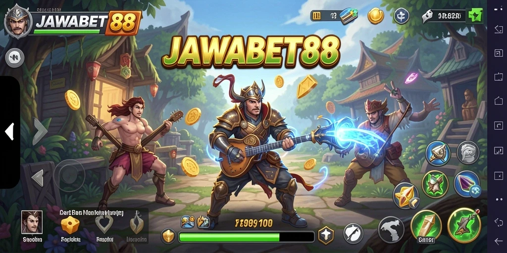Screenshot gameplay JAWABET88 yang menunjukkan aksi seru dalam simulasi.