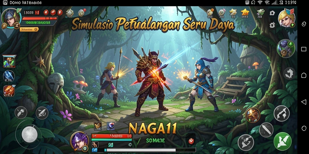 Screenshot gameplay NAGA11 menampilkan aksi seru dalam dunia simulation.