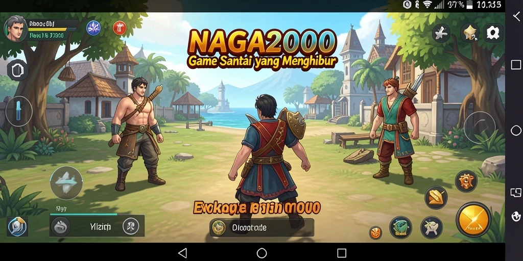 Tampilan gameplay yang seru dan menantang dalam NAGA2000.