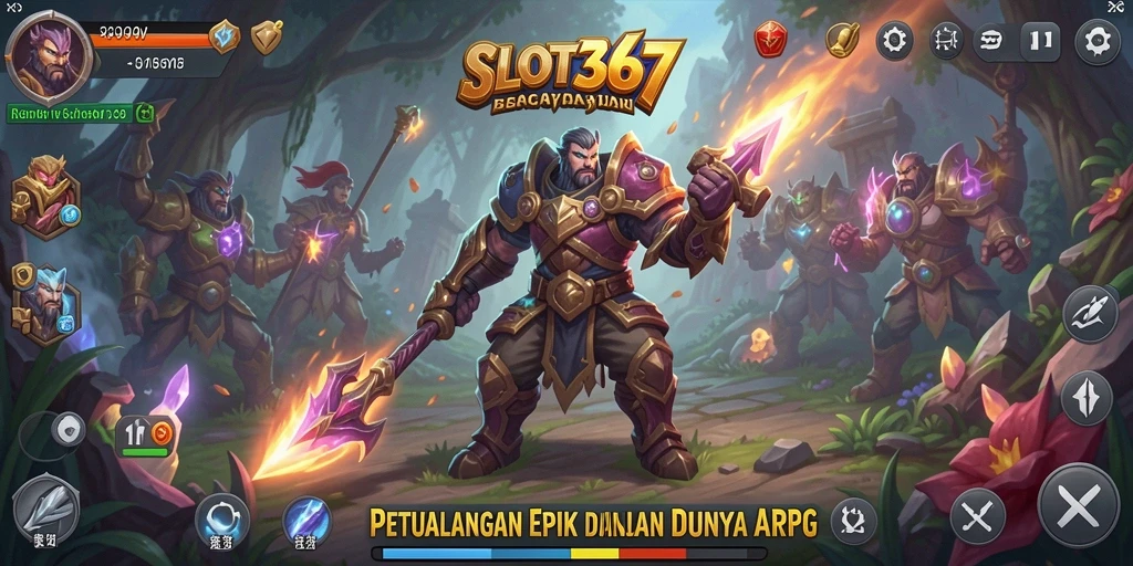 Tangkapan layar menampilkan aksi seru dalam gameplay ARPG.