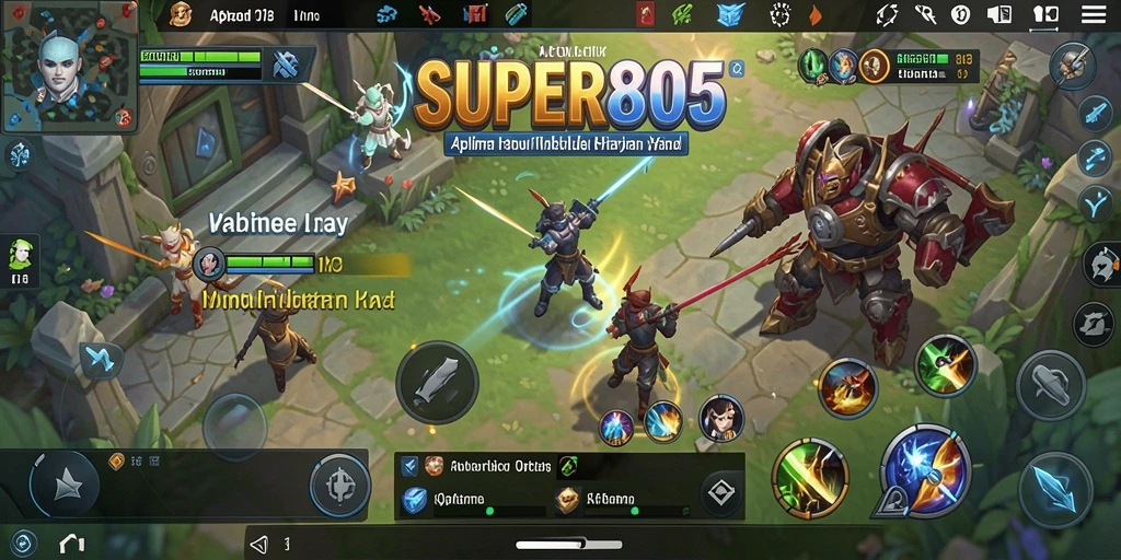 Tampilan antarmuka SUPER805 yang sederhana dan fungsional.